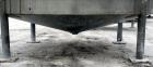 Used Bright Sheet Metal Tank, Approximately 4,000 Gallon, 304 Stainless Steel, Vertical. 100