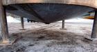 Used Bright Sheet Metal Tank, Approximately 4,000 Gallon, 304 Stainless Steel, Vertical. 100