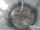 Used Bright Sheet Metal Tank, Approximately 4,000 Gallon, 304 Stainless Steel, Vertical. 100