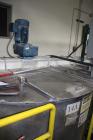 Used Bright Sheet Metal Tank, Approximately 4,000 Gallon, 304 Stainless Steel, Vertical. 100