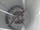 Used Bright Sheet Metal Tank, Approximately 4,000 Gallon, 304 Stainless Steel, Vertical. 100