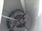 Used Bright Sheet Metal Tank, Approximately 4,000 Gallon, 304 Stainless Steel, Vertical. 100