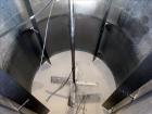 Used Bright Sheet Metal Tank, Approximately 4,000 Gallon, 304 Stainless Steel, Vertical. 100