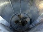 Used Bright Sheet Metal Tank, Approximately 4,000 Gallon, 304 Stainless Steel, Vertical. 100