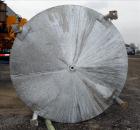Used Bright Sheet Metal Tank, Approximately 4,000 Gallon, 304 Stainless Steel, Vertical. 100