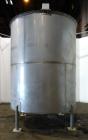 Used Bright Sheet Metal Tank, Approximately 4,000 Gallon, 304 Stainless Steel. 100