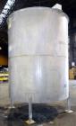 Used Bright Sheet Metal Tank, Approximately 4,000 Gallon, 304 Stainless Steel. 100