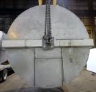 Used Bright Sheet Metal Tank, Approximately 4,000 Gallon, 304 Stainless Steel. 100