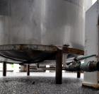 Used Tank, Approximate 2300 Gallon, Stainless Steel, Vertical.