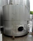 Used Tank, Approximate 4,000 Gallon, Stainless Steel, Vertical.