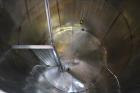 Used Tank, Approximate 1,000 Gallon, 304 Stainless Steel, Vertical. Approximate 60