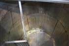 Used Tank, Approximate 1,000 Gallon, 304 Stainless Steel, Vertical. Approximate 60