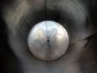 Used Tank, Approximate 1,000 Gallon, 304 Stainless Steel, Vertical. Approximate 56