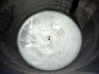 Used Tank, Approximate 4500 Gallon, Stainless Steel, Vertical. Approximate 114