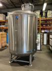 Used-Fronhofer 40BBL (1240 gallon) Stainless Steel Brite Tank