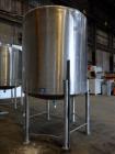 Used Tank, Approximate 1,850 Gallon, 304 Stainless Steel, Vertical.