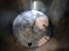 Used Tank, Approximate 2,000 Gallons, 304 Stainless Steel, Vertical.