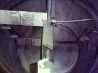 Used Mixing Tank, Approximate 2,000 Gallon, 304 Stainless Steel, Vertical.