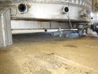 Used Mixing Tank, Approximate 2,000 Gallon, 304 Stainless Steel, Vertical.