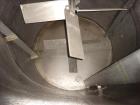 Used Mixing Tank, Approximate 2,000 Gallon, 304 Stainless Steel, Vertical.