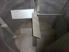 Used Mixing Tank, Approximate 2,000 Gallon, 304 Stainless Steel, Vertical.