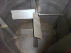 Used- Mixing Tank, Approximate 2,000 Gallon, 304 Stainless Steel, Vertical.