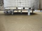 Used Mixing Tank, Approximate 2,000 Gallon, Stainless Steel, Vertical.