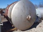 Used Falco Tank, Approximately 2,500 Gallon, 304 Stainless Steel, Vertical. Approximate 89” diameter x 138” straight side. Internal rated 40 psi & Full Vacuum. 5/16