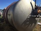 Used Falco Tank, Approximately 2,500 Gallon, 304 Stainless Steel, Vertical. Approximate 89” diameter x 138” straight side. Internal rated 40 psi & Full Vacuum. 5/16