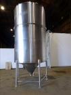 Used Tank, Approximate 3,200 Gallon, 316 Stainless Steel, Vertical