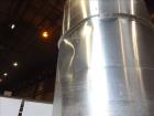 Used Tank, Approximate 3,200 Gallon, 316 Stainless Steel, Vertical