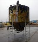 Used Tank, Approximately 1,700 Gallon, 304 Stainless Steel, Vertical.
