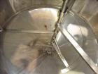 Used Tank, Approximately 1,700 Gallon, 304 Stainless Steel, Vertical.