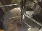 Used- Tank, Approximately 1,700 Gallon, 304 Stainless Steel, Vertical.