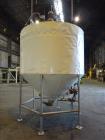 Used Tank, Approximately 1,700 Gallon, 304 Stainless Steel, Vertical.