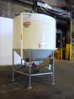 Used Tank, Approximately 1,700 Gallon, 304 Stainless Steel, Vertical.