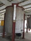 Used-2,500 Gallon, Vertical, Semi-Open Top, Stainless Steel Tank