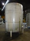 Used Tank, 3,000 Gallons, 304 Stainless Steel, Vertical. Approximate 92