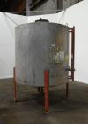 Used Tank, Approximate 1500 gallon, 304 Stainless Steel, Vertical.