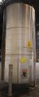 Used Tank, Approximately 2,500 gallon, 304 Stainless Steel, Vertical.