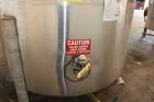Used Tank, Approximately 2,500 gallon, 304 Stainless Steel, Vertical.