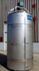 Used Mueller Jacketed Mix Tank, Approximate 1,600 Gallon, 316 Stainless Steel.