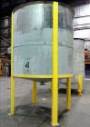 Used- Tank, Approximate 2,500 Gallon, 304 Stainless Steel, Vertical.