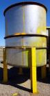Used Tank, Approximate 2,300 Gallon, Stainless Steel, Vertical.