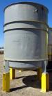 Used Tank, Approximate 2,300 Gallon, Stainless Steel, Vertical.