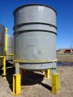Used Tank, Approximate 2,300 Gallon, Stainless Steel, Vertical.