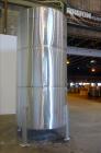 Used Tank, Approximate 2,500 Gallon, 304 Stainless Steel, Vertical.