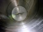 Used Tank, Approximate 2,500 Gallon, 304 Stainless Steel, Vertical.