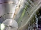 Used Tank, Approximate 2,500 Gallon, 304 Stainless Steel, Vertical.