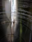 Used- Tank, Approximate 2,500 Gallon, 304 Stainless Steel, Vertical.